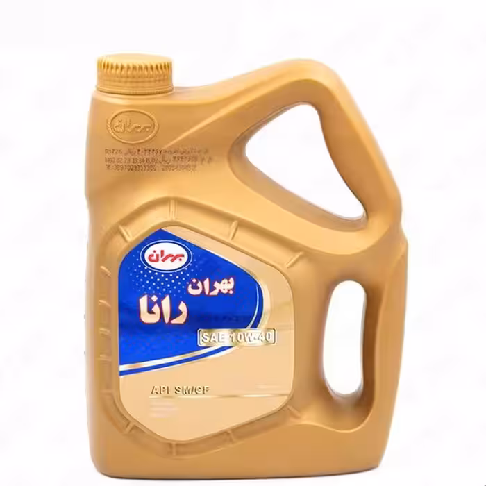 روغن موتور بهران رانا 10w-40 با کیفیت sm چهار لیتری 
