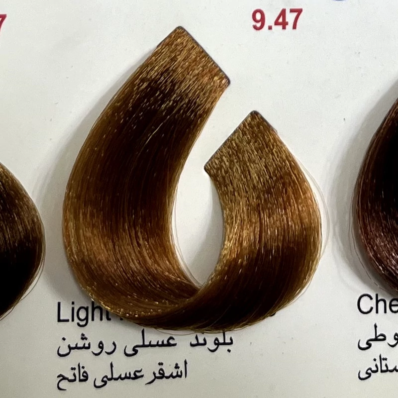 رنگ بلوند عسلی روشن 947 ،رنگ مو کم آمونیاک پیلون ویک عدد اکسیدان | amazonchi