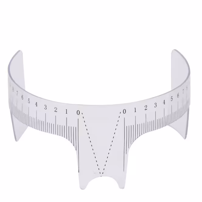 خط کش قرینه سازی تاتو ابرو