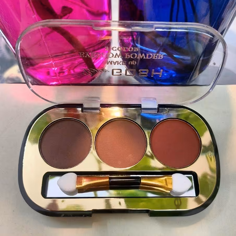 سایه ابرو با کیفیت و ماندگاری بالا در 3 پالت رنگی  کیفیت عالی قیمت مناسب حراجی تخفیفی عید