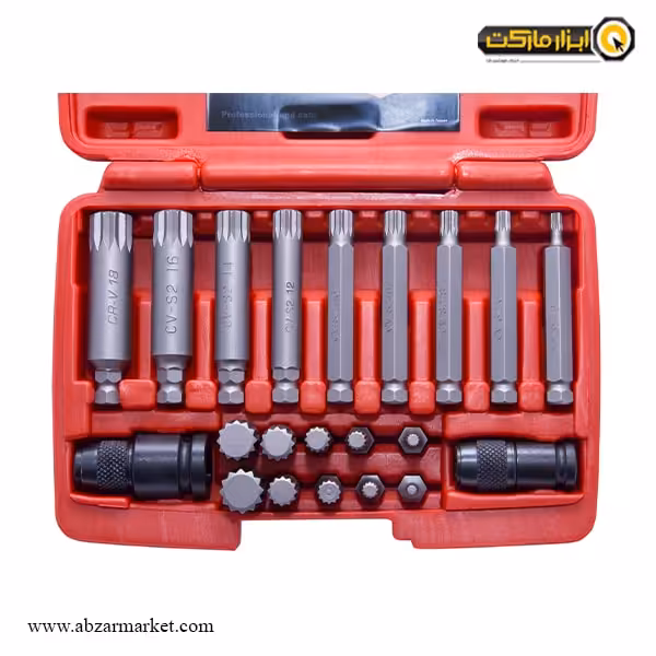 ست سر پیچ گوشتی داناپلاس هزار خار 21 عددی مدل D3941221