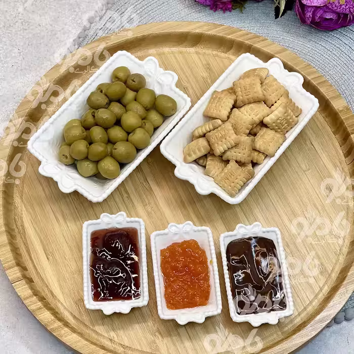 پیاله سرامیک مستطیل وارداتی پاپیون