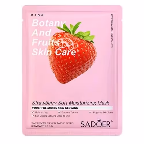 ماسک ورقه‌ای توت فرنگی SADOER