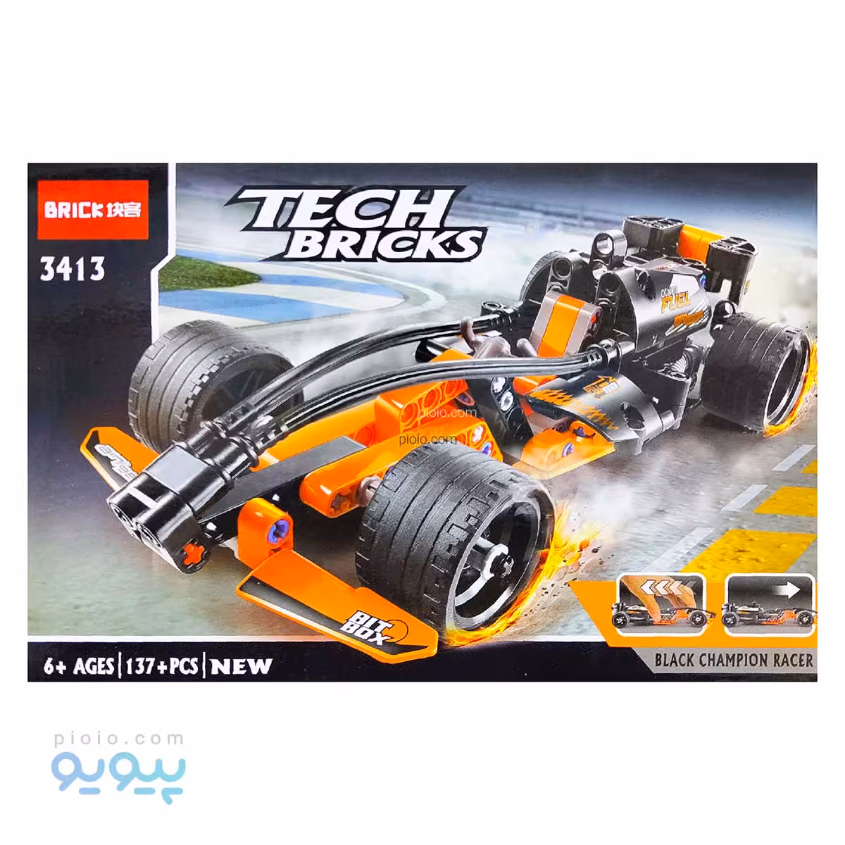 لگو طرح ماشین مسابقه آیتم 3413 تک و عمده