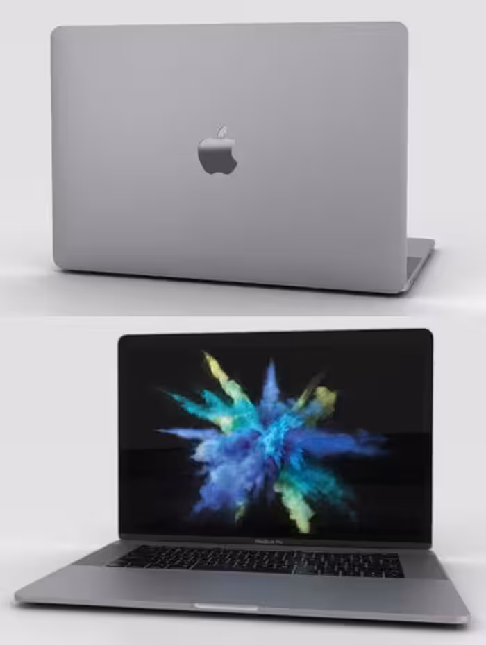 مک بوک-لپ تاپ 15 اینچی اپل مدل MacBook Pro MLH32 همراه با تاچ بار