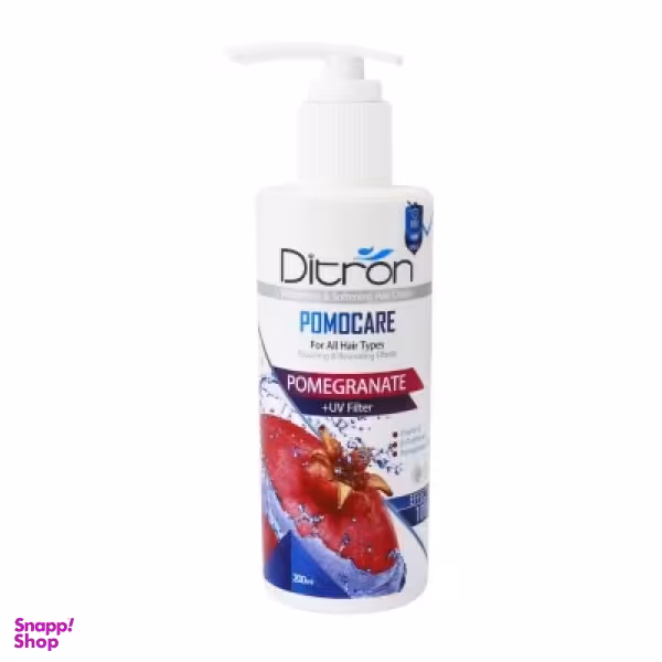 کرم مو بدون آبکشی دیترون (Ditron) مدل UV Filter+ حاوی عصاره انار حجم 200 میلی‌لیتر