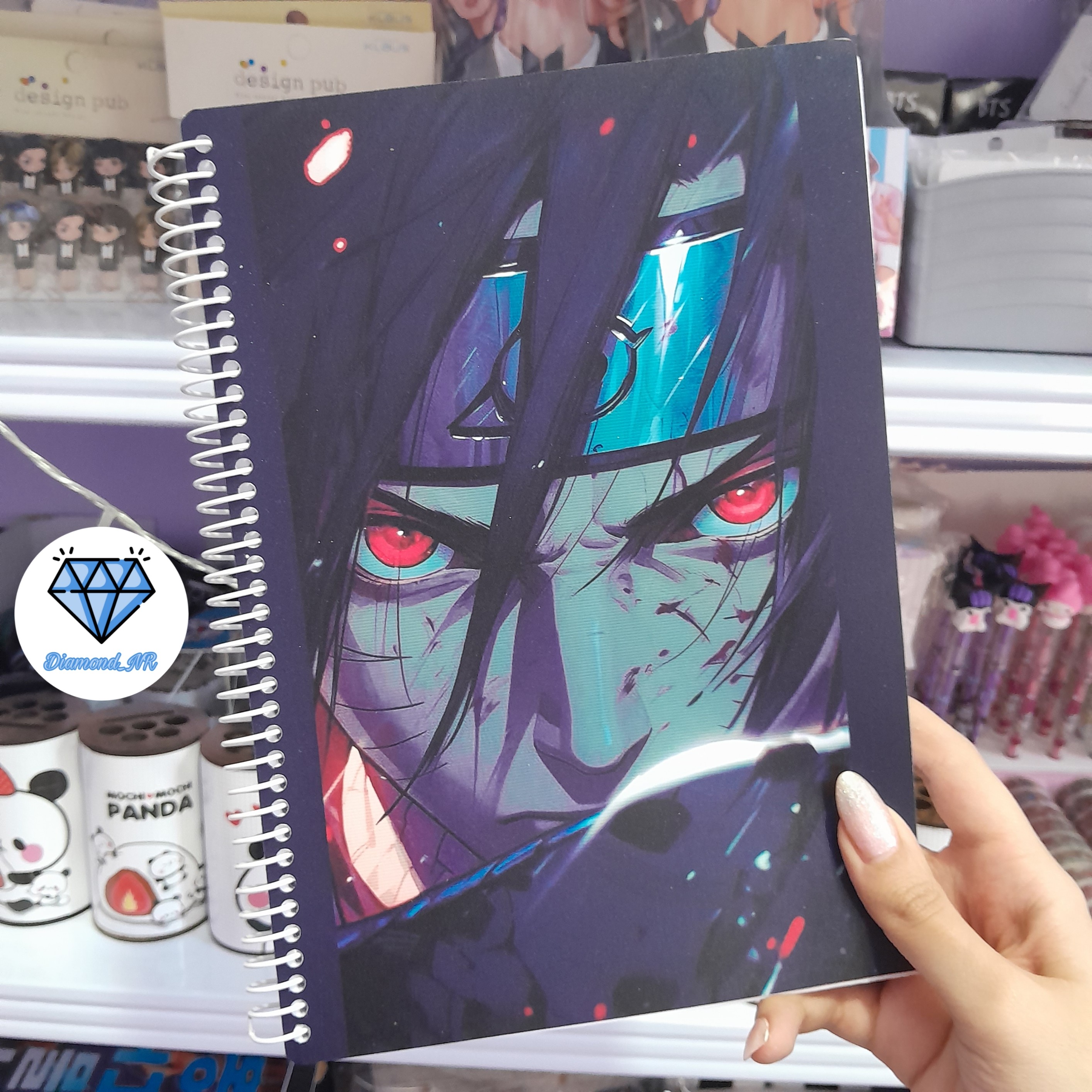 دفتر خط دار 100 برگ طرح انیمه ناروتو Naruto