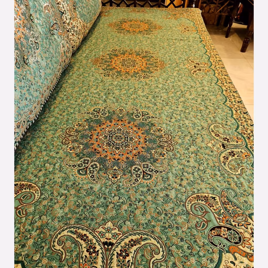 تشک سنتی طرح شاه نشین رنگ سبز 