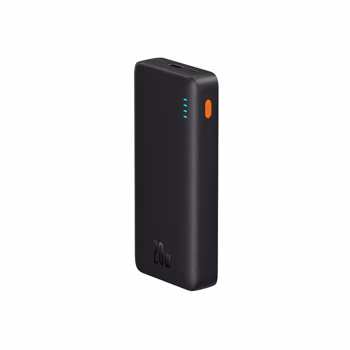 پاوربانک باسئوس مدل Airpow Cluster Black ظرفیت 20000 میلی‌آمپر 20 وات
