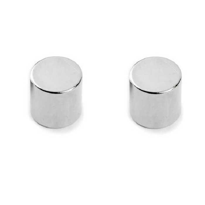 آهنربا نئودیمیوم سوپرمگنت استوانه سایز 10x10 mm میلیمتر بسته 2 عددی (یک سانتی)