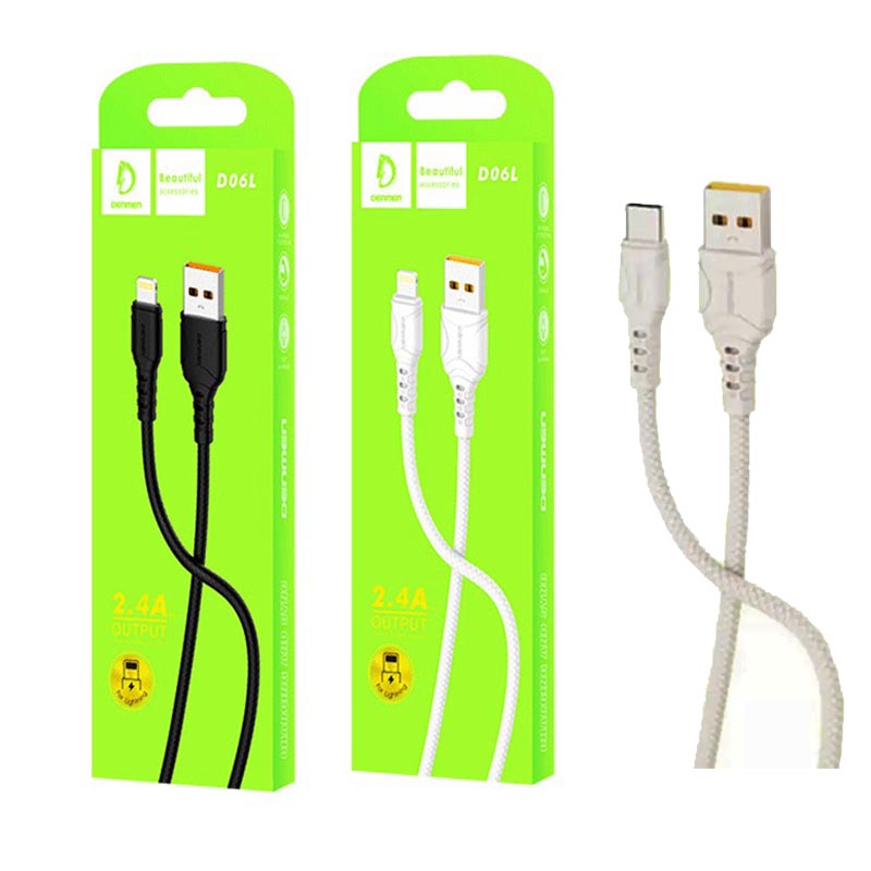 کابل شارژ Type-C دنمن D06T