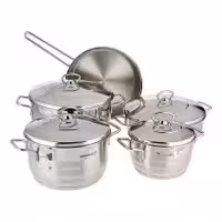 سرویس قابلمه 9 پارچه استیل کرکماز مدل 1900