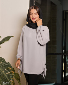 شومیز یقه ایستاده مدل آوش