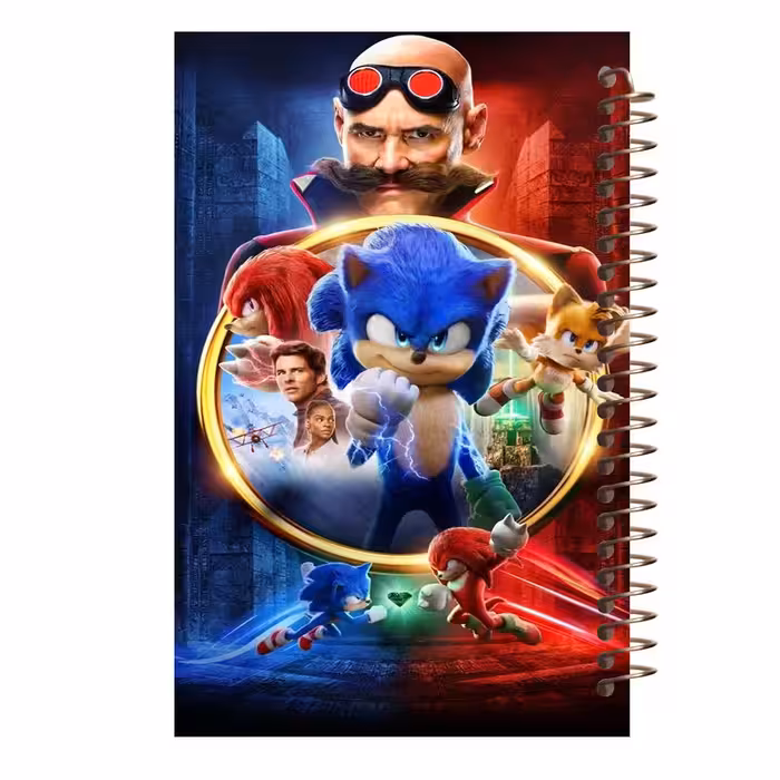 دفتر شطرنجی مشایخ طرح سونیک کد CH3