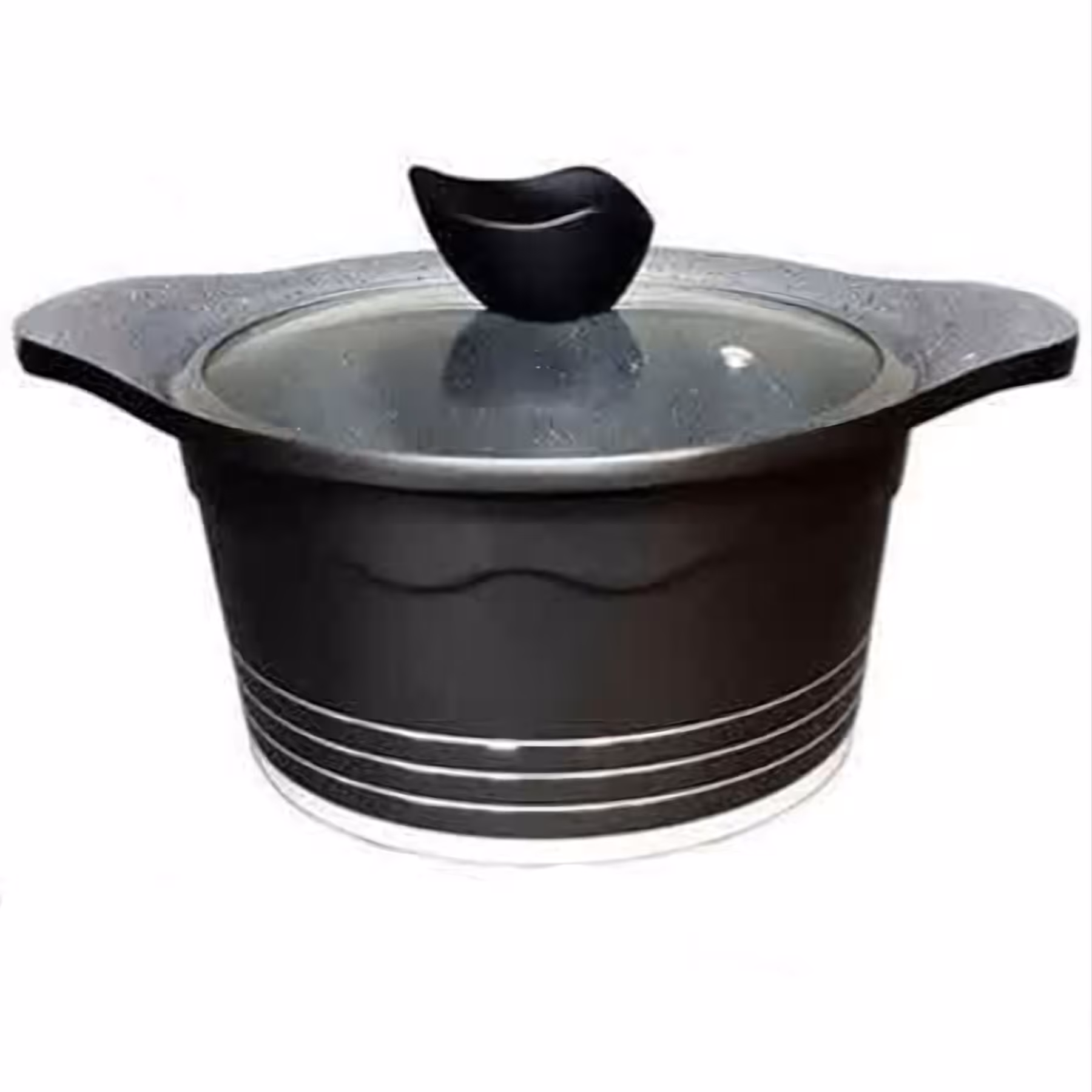 سرویس قابلمه گرانیتی 15 پارچه راکلند مشکی ROCKLAND با ضمانت 18 ماهه