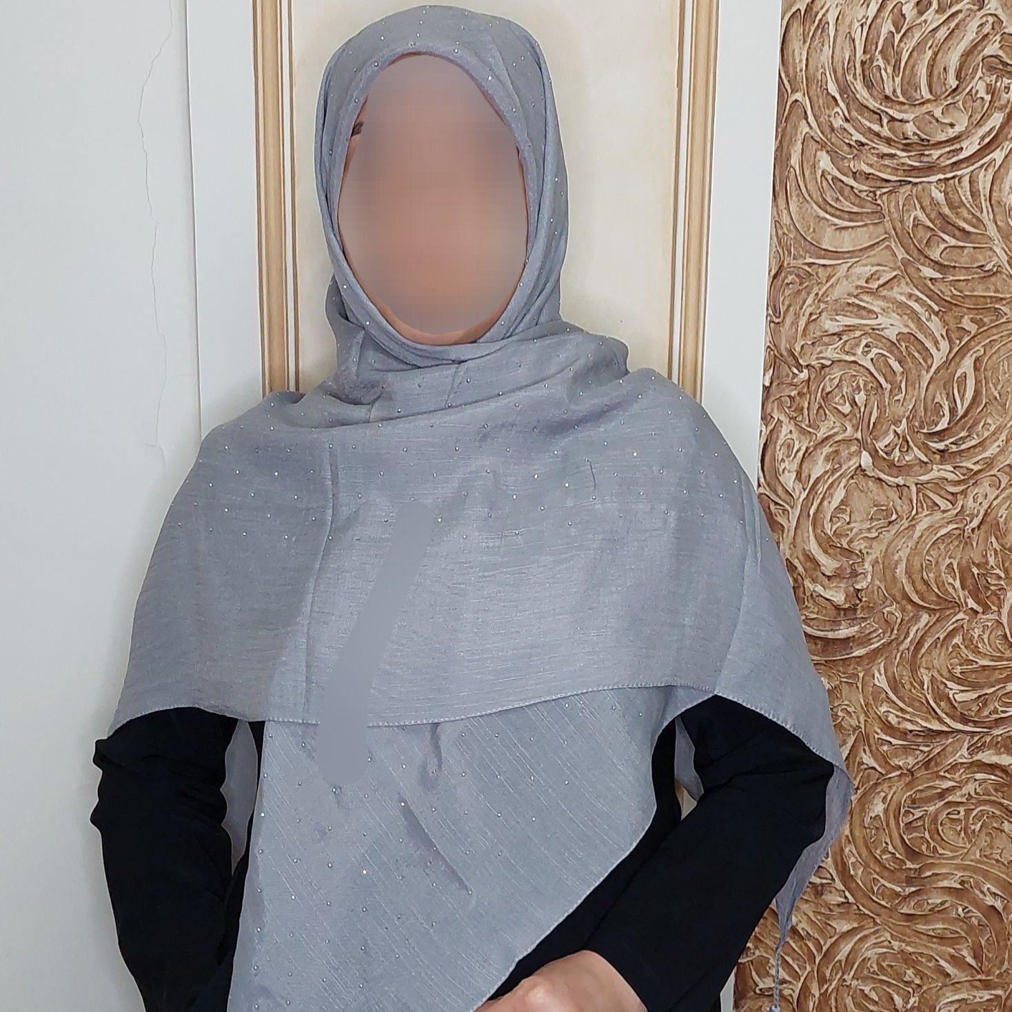 روسری نگین دار وال اسلپ