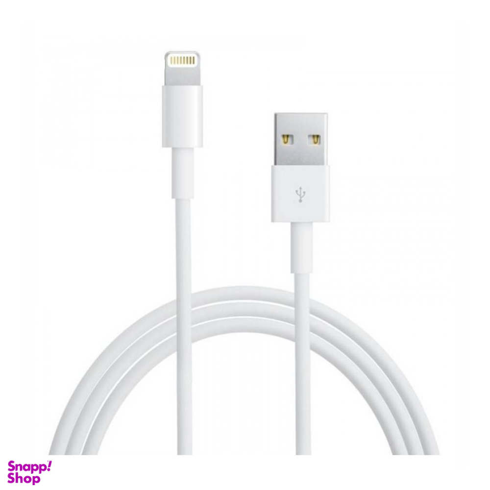 کابل لایتنینگ طرح اپل رنگ سفید
