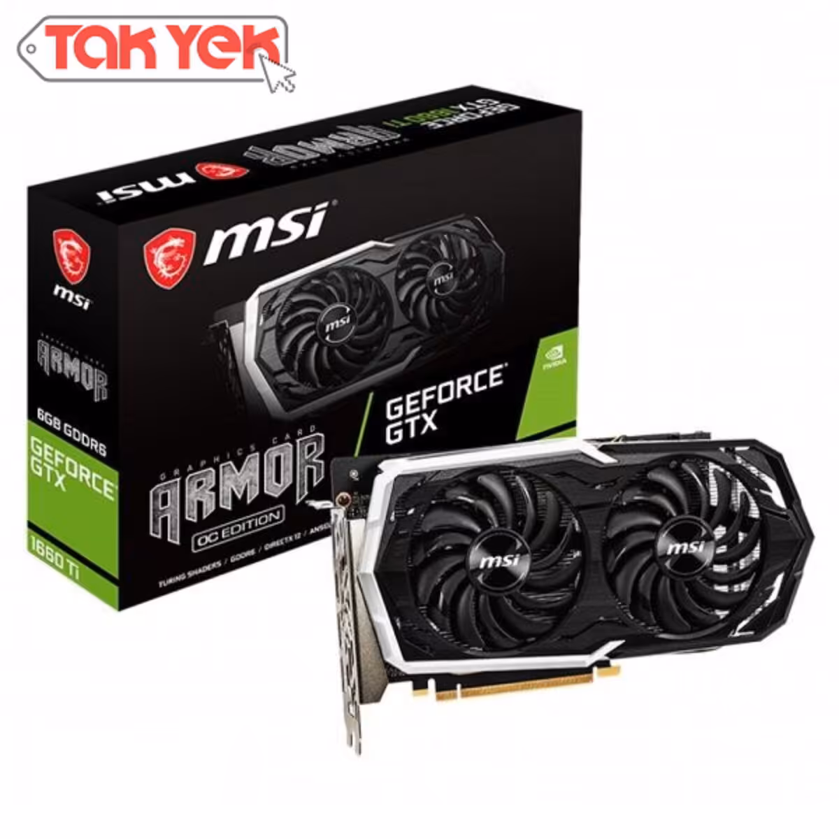 کارت گرافیک ام اس آی مدلMSI 1660 TI 6G GDDR6 ARMOR OC GAMING