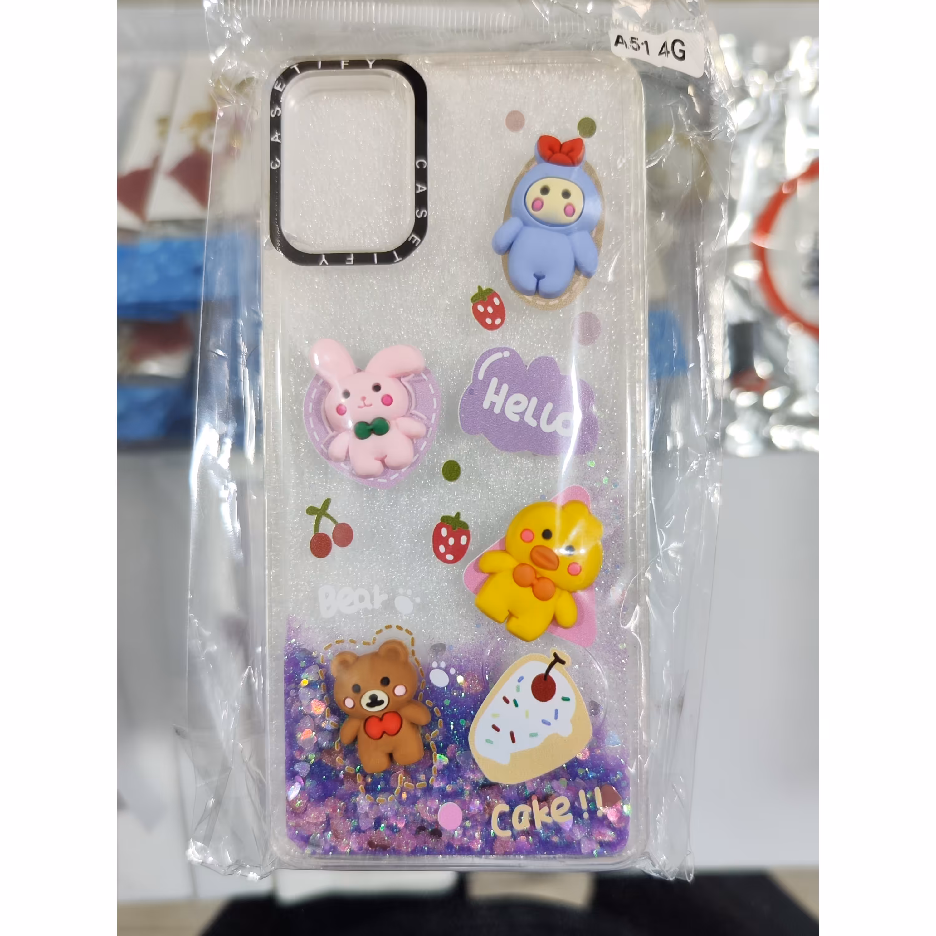 قاب آکواریومی سامسونگ Samsung A51 4G ( رنگ بنفش )