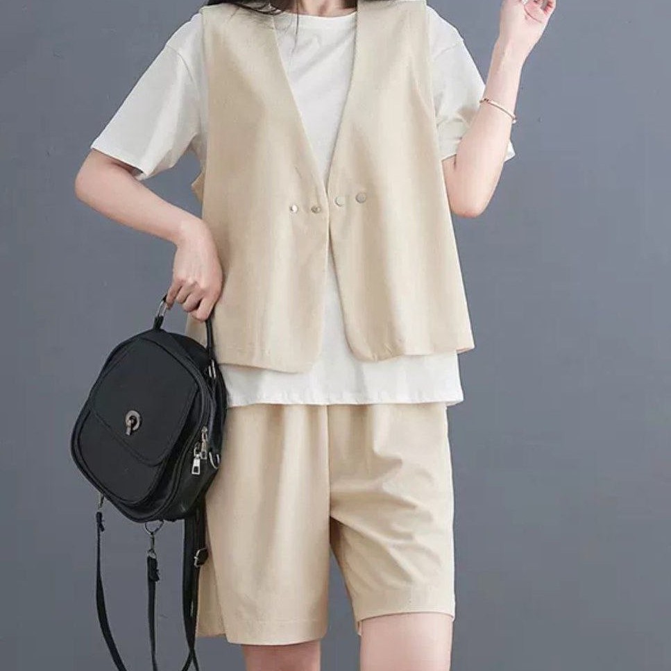 ست دوتکه وارداتی(جلیقه و شورت)