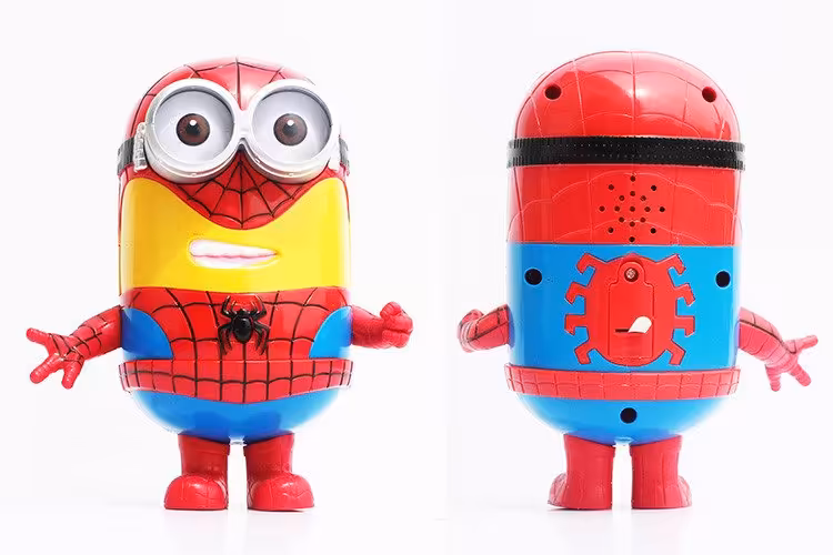 شخصیت مینیون بزرگ جعبه ای مدل spiderman
