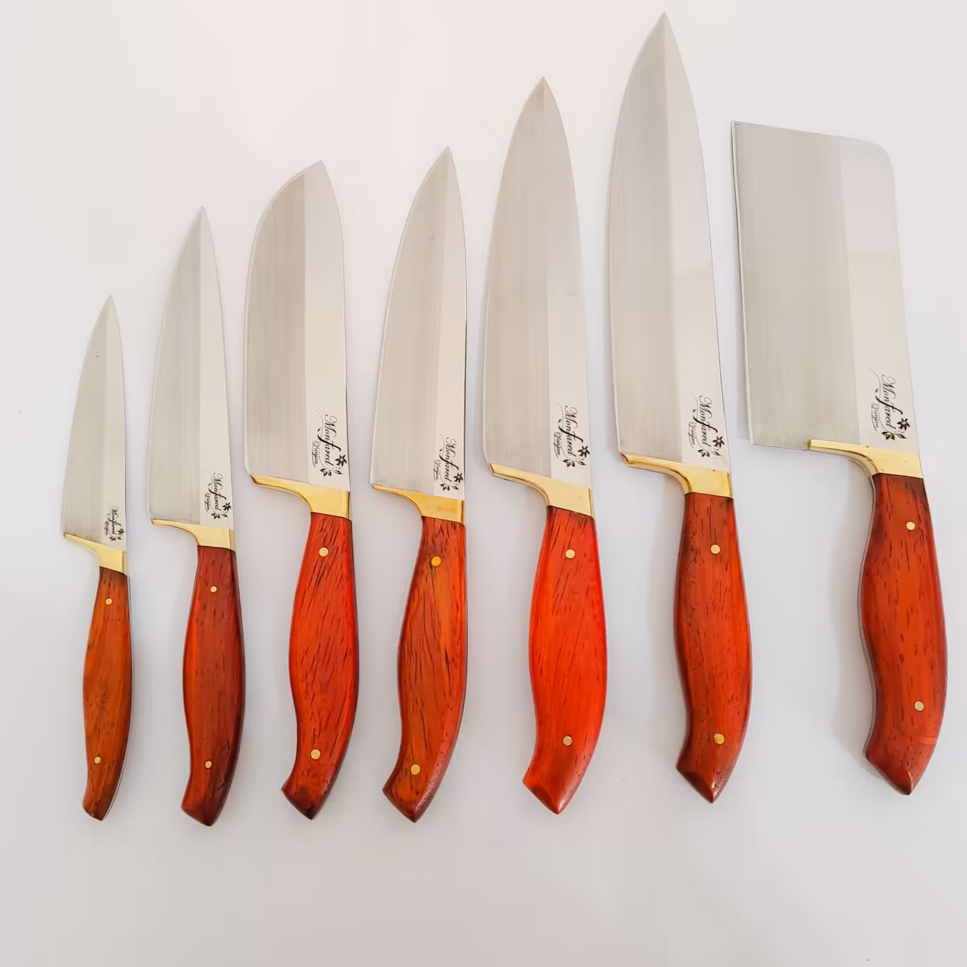 ست کامل کارد آشپزخانه زنجان منفرد (استیل) ست چاقو 