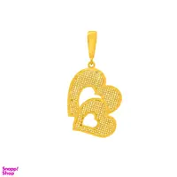 آویز گردنبند طلا 18 عیار اقلیمه کد VT1525