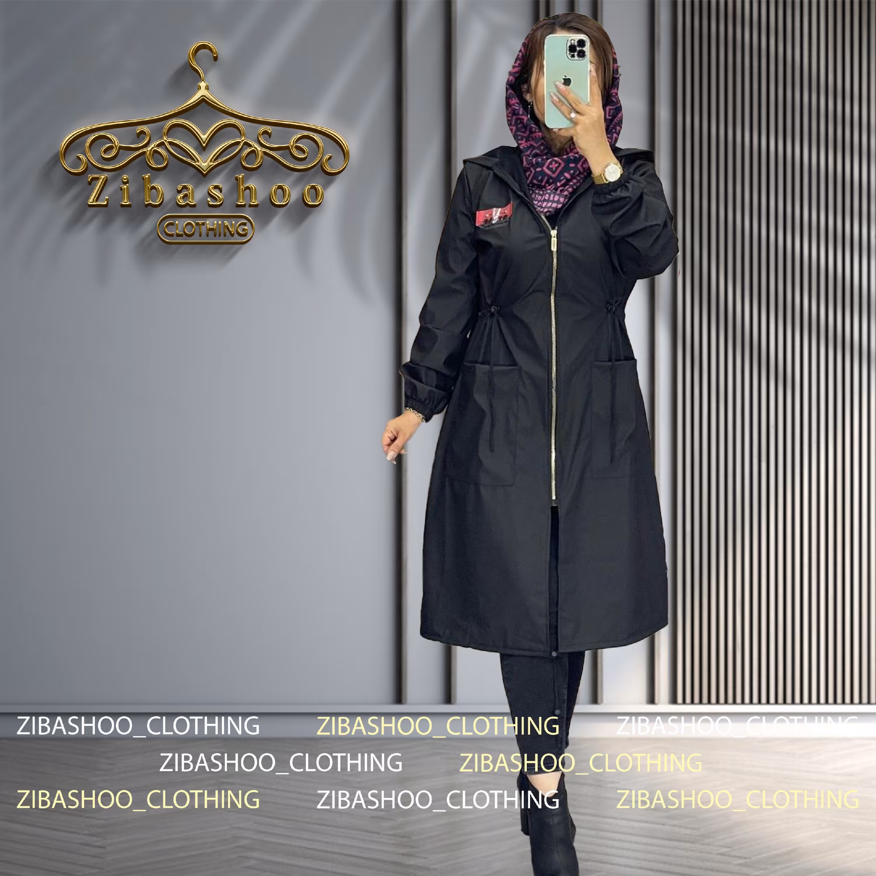 بارونی بلند، کاپشن، ارسال رایگان 