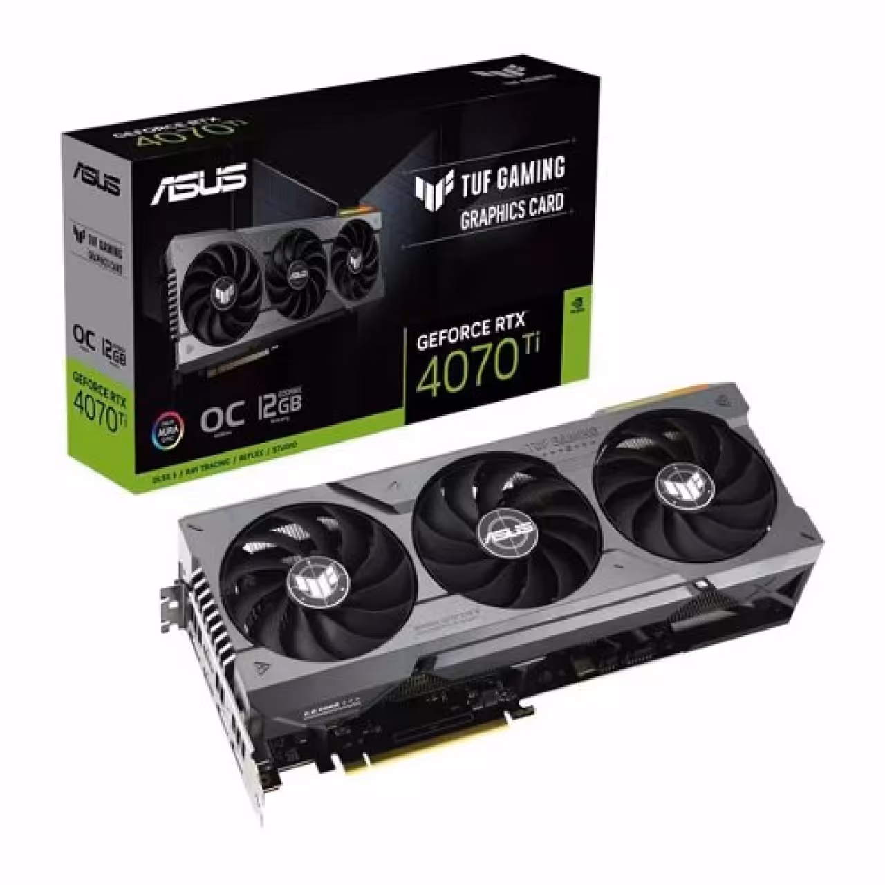 کارت گرافیک ایسوس مدل  TUF Gaming GeForce RTX 4070 Ti 12GB GDDR6X OC Edition با حافظه 12 گیگابایت