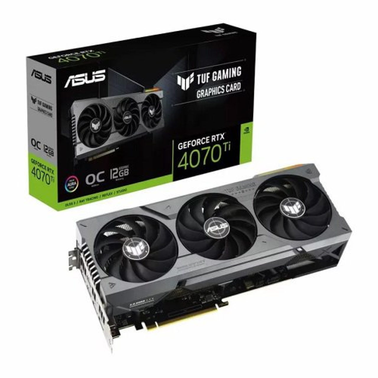 کارت گرافیک ایسوس مدل TUF Gaming GeForce RTX 4070 Ti 12GB GDDR6X OC Edition با حافظه 12 گیگابایت
