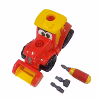 اسباب بازی تراکتور فکری ، تراکتور پازلی  ، تراکتور بازی همراه پیچ گوشتی و پیچ و مهره