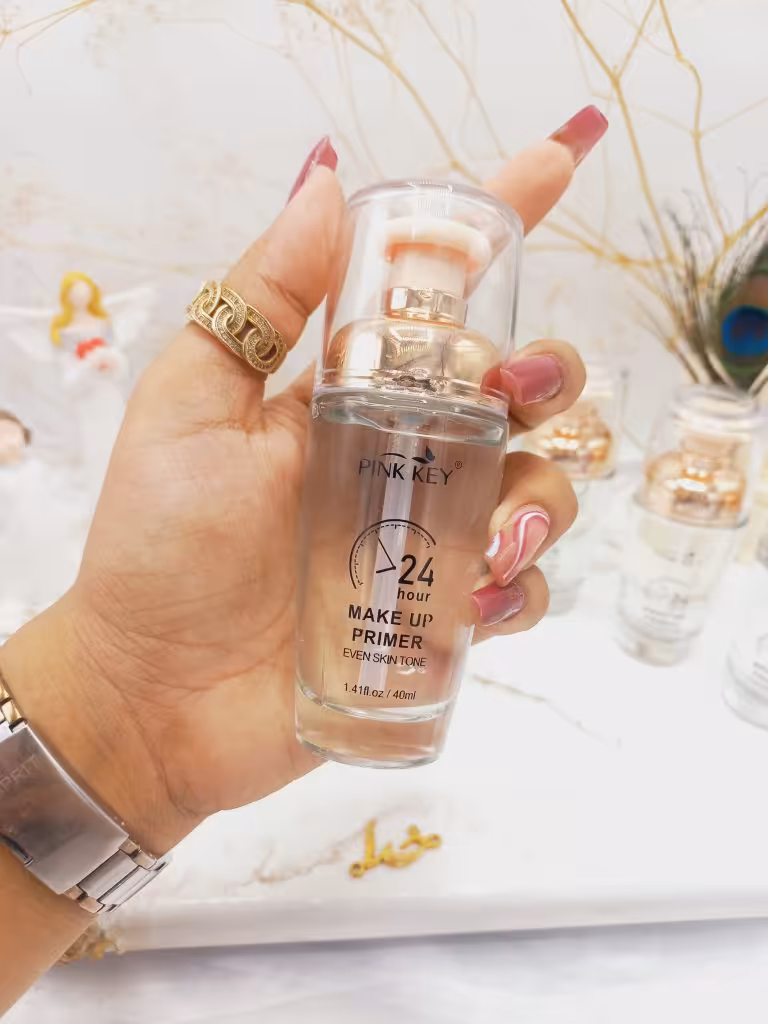 پرایمر زیر ساز آرایش 24 ساعته پینک کی pink key کد pb3009c