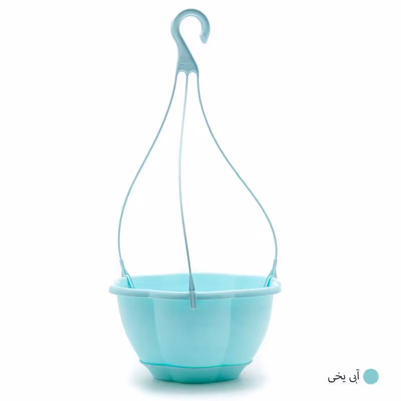 گلدان پلاستیکی آویزدار گل آذین قطر 26 سانتیمتر کد 325