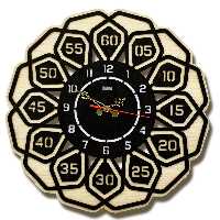 ساعت دیواری چوبی مدل کاریز مان لیزر