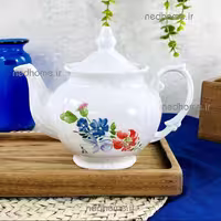 قوری چینی زرین چهار ترک طرح گرانادا درجه عالی