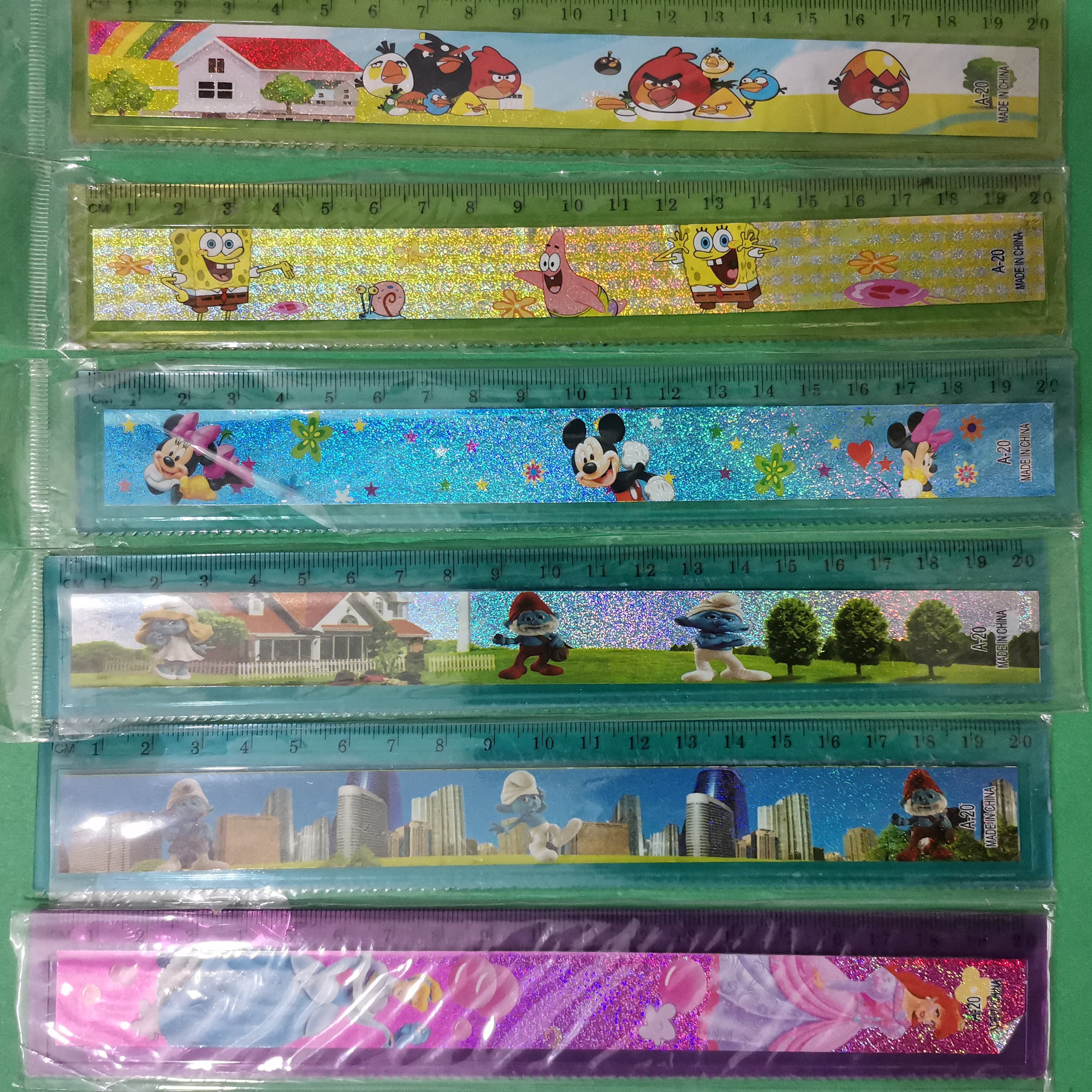 خط کش 20 سانتی فانتزی