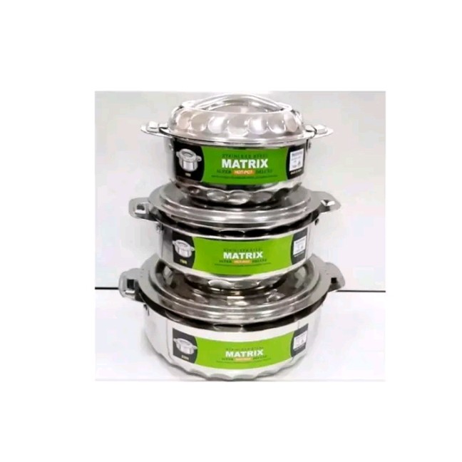 قابلمه گرم نگهدارنده غذا ظرف گرم نگهدارندههندی اصلیدوجداره استیل ضدزنگدر سایزهای بزرگ و عالی