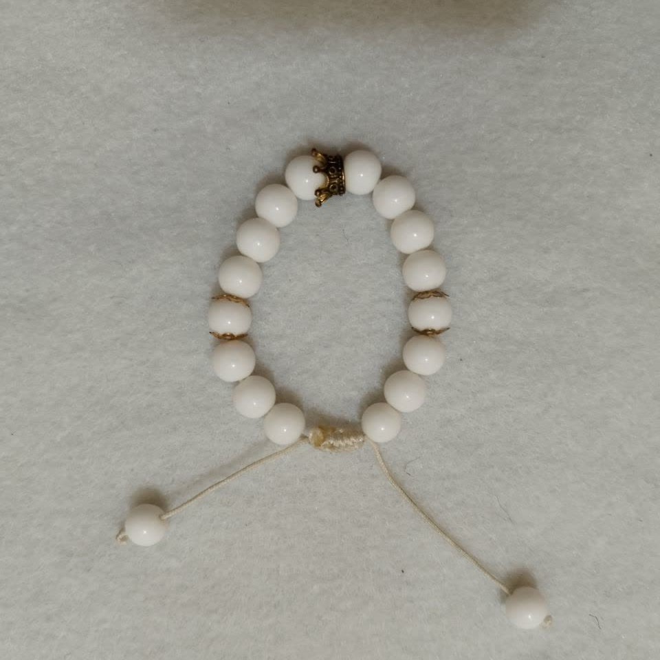 دستبند اونیکس سفید