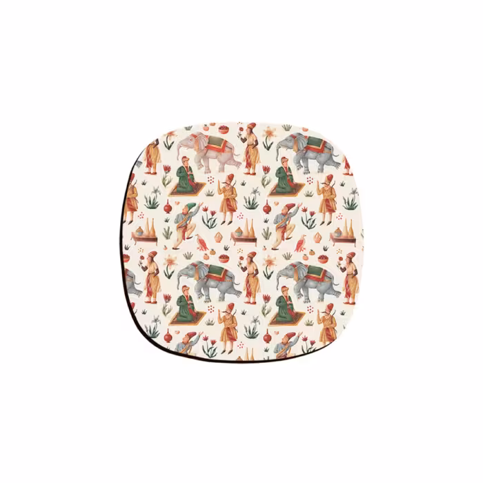 زیرلیوانی ترمه طراحان ایده مدل بافت هندی کدcfp112