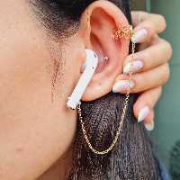 اویز نگهدارنده ایرپاد مدل برگ بدون نیاز به سوراخ گوش