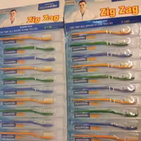 جین 12 عددی مسواک ورقی zigzag تولید هند با کیفیت عالی