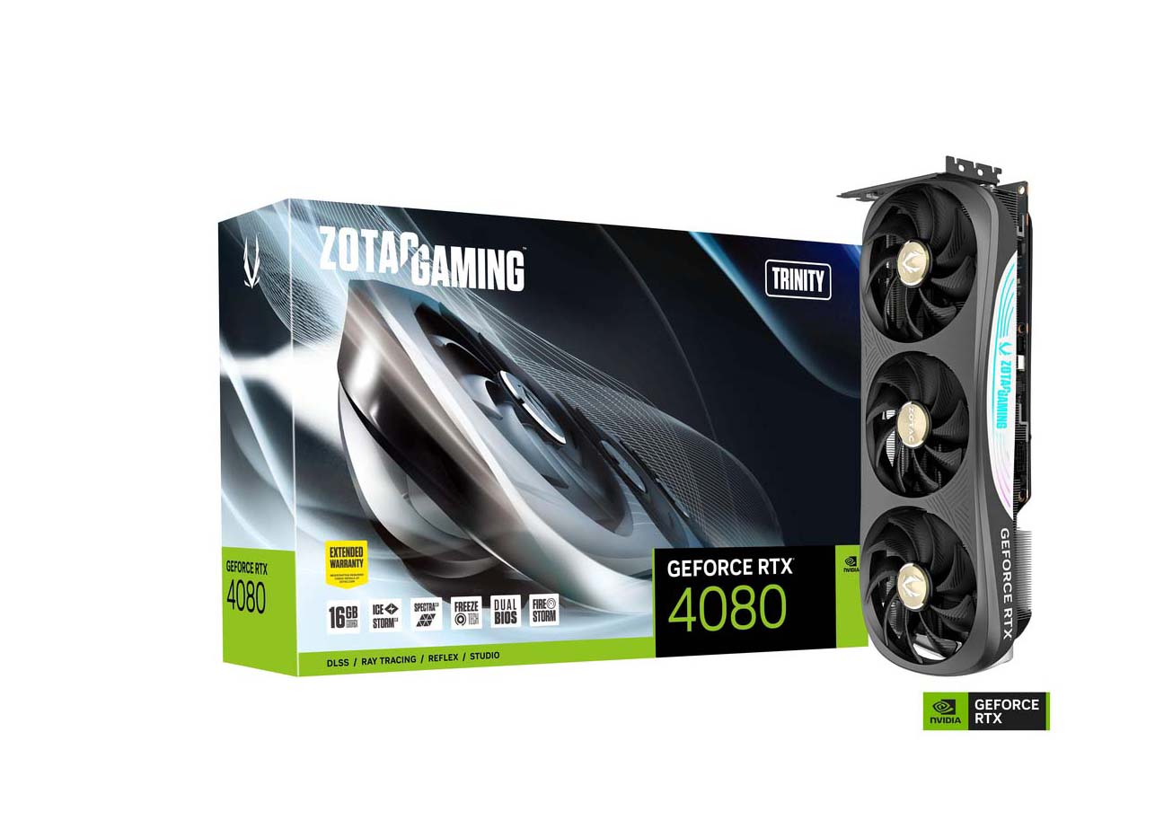 خرید کارت گرافیک زوتاک ZOTAC GAMING GeForce RTX 4080 16GB Trinity با بهترین قیمت