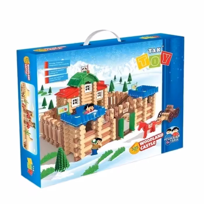 بازی ساختنی تک توی مدل قلعه جنگلی325قطعه