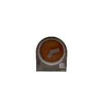 ساعت رومیزی بتنی دور گرد