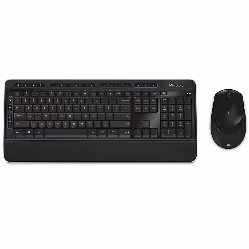 قیمت و خرید کیبورد و ماوس بی‌سیم مایکروسافت مدل Desktop 3050 | یاس ارتباط