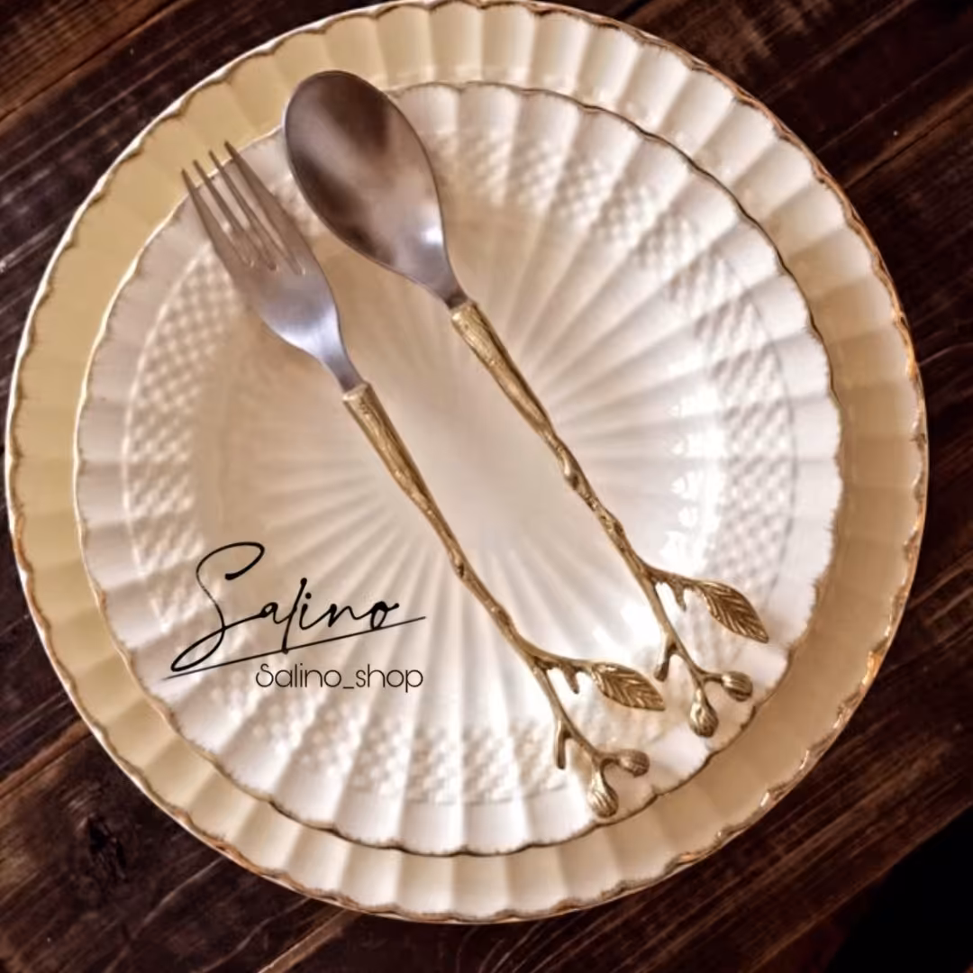 قاشق و چنگال برنز