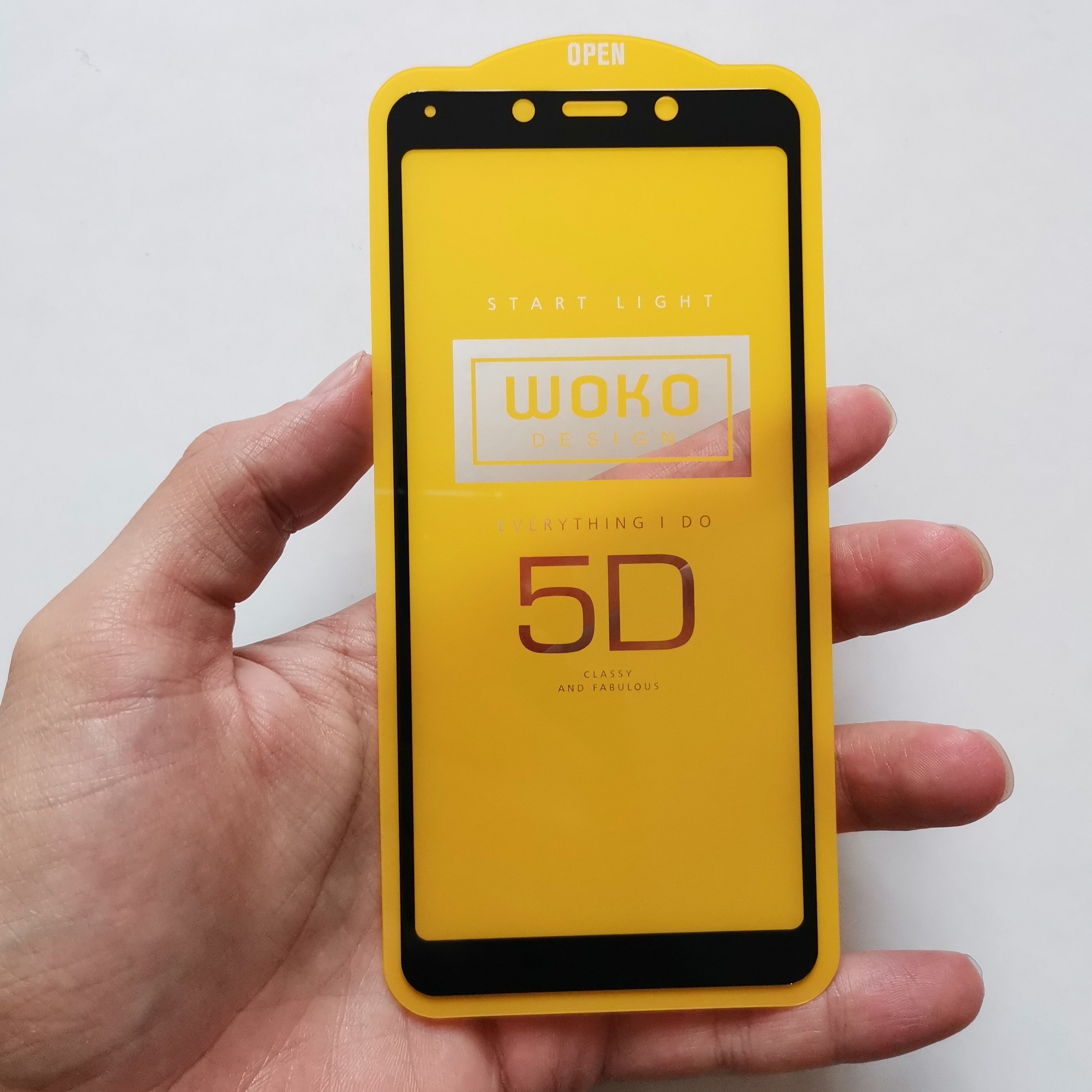 گلس تمام صفحه درجه یک woko گوشی شیائومی Redmi 6 و Redmi 6A 