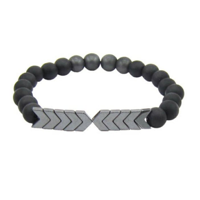 دستبند حدید و اونیکس کشی