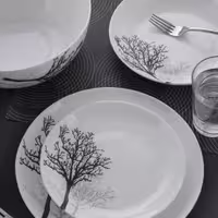 سرویس غذاخوری گلدن اوپال 26 پارچه تمپرشادو قالب Diwali