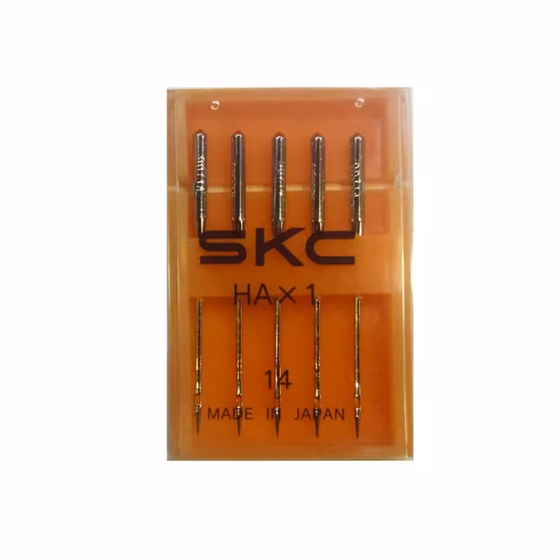 سوزن چرخ خیاطی اس کاسی (SKC) سایز 14 بسته 5 عددی (ساخت ژاپن)


